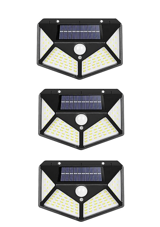 Btag LED Bright Outdoor Solar Lights with Motion Sensor Solar Powered Wireless Waterproof