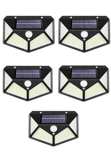 Btag Solar Motion Sensor Sun-Powered LED Wall Light | 1W Wireless Waterproof LED Outdoor Lamp with 120 Degrees Angle Lighting