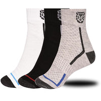BTfash Solid Ankle Compression Socks for Men & Women, Multicolor, Free Size