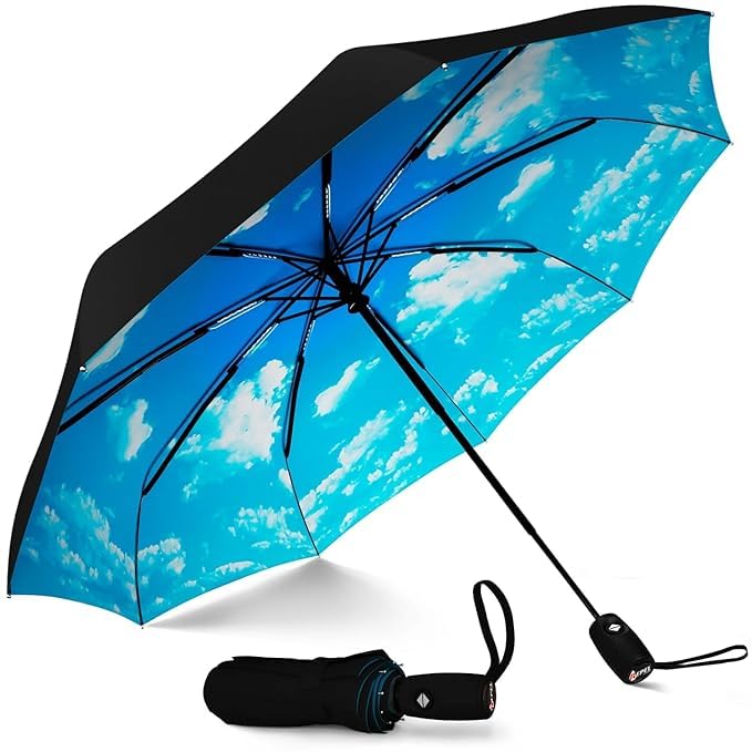 Btag Umbrella Automatic Open Travel Umbrella with Wind Vent