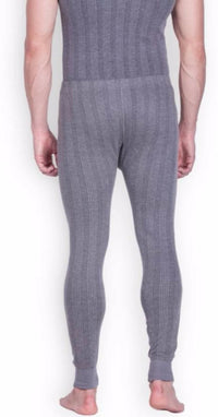 Lux Inferno Men's Thermal Bottom Lower Warmer | Cotton Rich Skinny Fit Mid Rise | Thermal Underwear Inner for Men